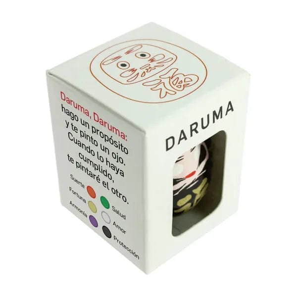 Woodstock Esprit Japonais Daruma Noir Petit - Fabriqué au Japon 8435131212091 KP28