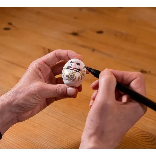 Woodstock Esprit Japonais Daruma Traditionnel Blanc - Petit, Amour - Fabriqué au Japon 8435131211872 KP16