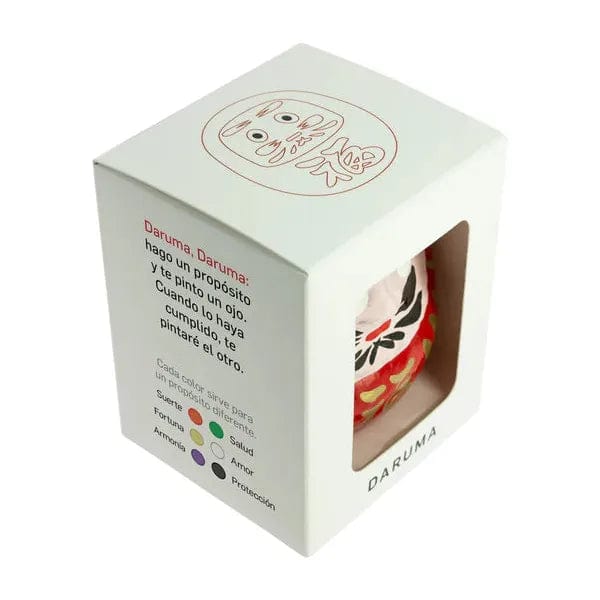 Woodstock Esprit Japonais Daruma Traditionnel Rouge - Grand, Chance - Fabriqué au Japon 8435131210561 KP11