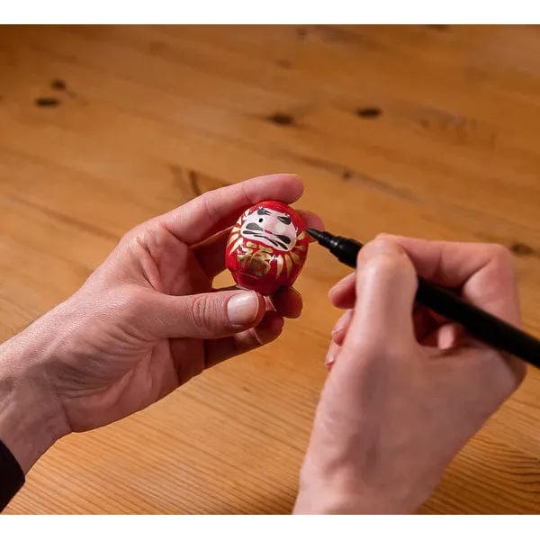 Woodstock Esprit Japonais Daruma Traditionnel Rouge - Petit, Chance - Fabriqué au Japon 8435131210589 KP13