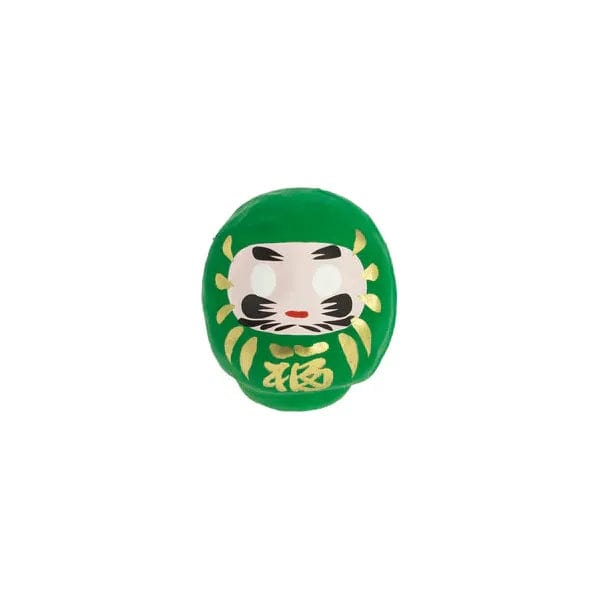 Woodstock Esprit Japonais Daruma Traditionnel Vert - Moyen, Santé - Fabriqué au Japon 8435131212053 KP24