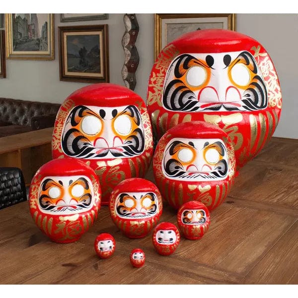 Woodstock Esprit Japonais Daruma Traditionnel Vert - Petit, Santé - Fabriqué au Japon 8435131212060 KP25