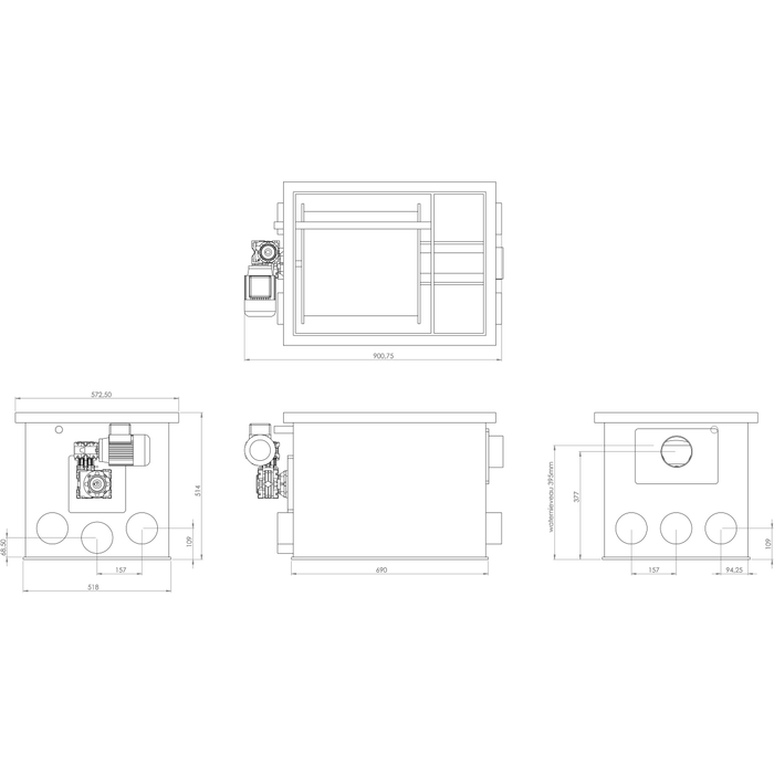 Air-Aqua SuperDrum M Air-Aqua - Filtre à tambour pour bassin jusque 60m³ (koï) 8717591054368 50830-30