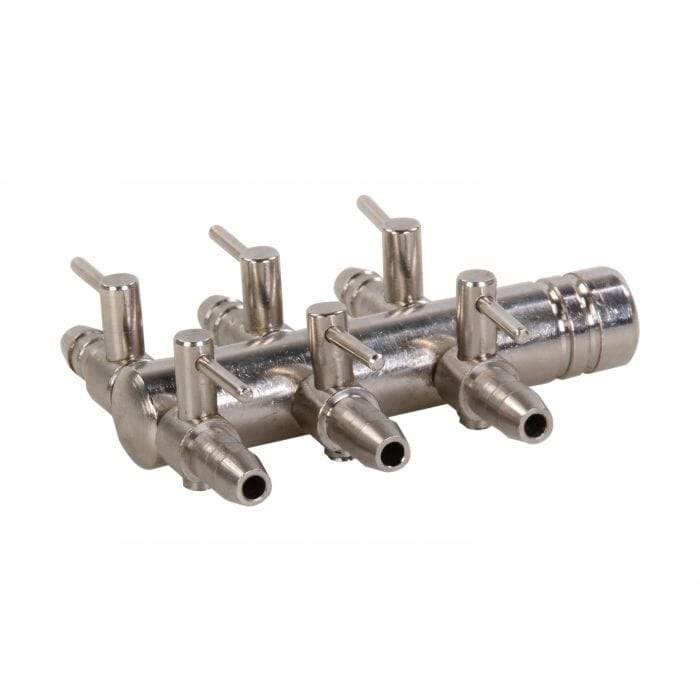 Aquaforte Robinets pour pompe à air 6 VOIES Vanne pour pompe à air 9mm - 4/6/8 voies - Aquaforte 8717605039657 SC266