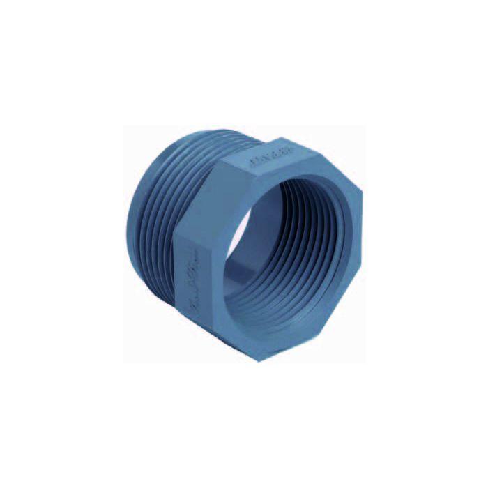 Aquaforte Pieces PVC Bague de réduction filet intérieur et extérieur PVC - À filet - Sous pression