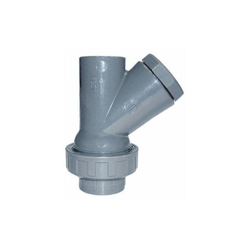 Aquaforte Pieces PVC Clapet anti-retour avec balle modèle "Y" avec filet intérieur PVC - À filet - Sous pression