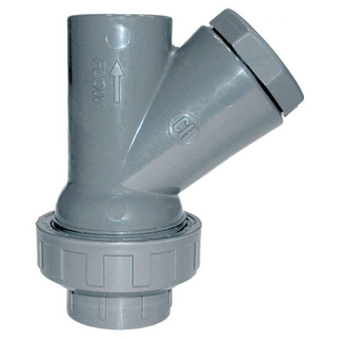 Aquaforte Pieces PVC Clapet anti-retour avec balle modèle "Y" PVC - À coller - Sous pression