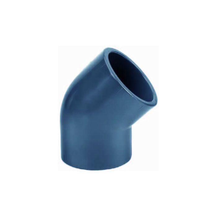 Aquaforte PVC Coude 45° PVC- À coller - Sous pression