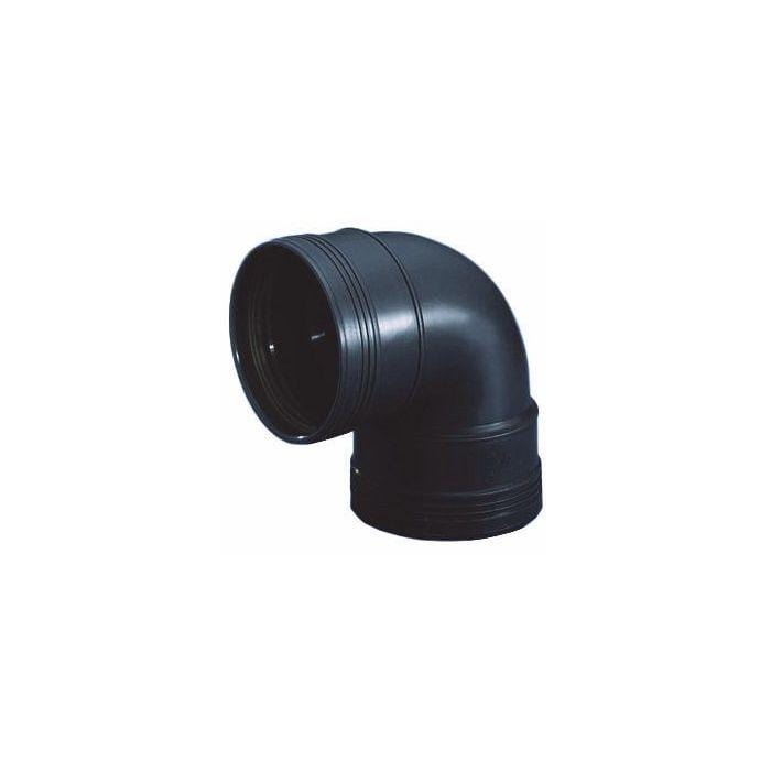 Aquaforte Pièces PP/PE Coude 90° PP F/F - À emboiter - Pour évacuation