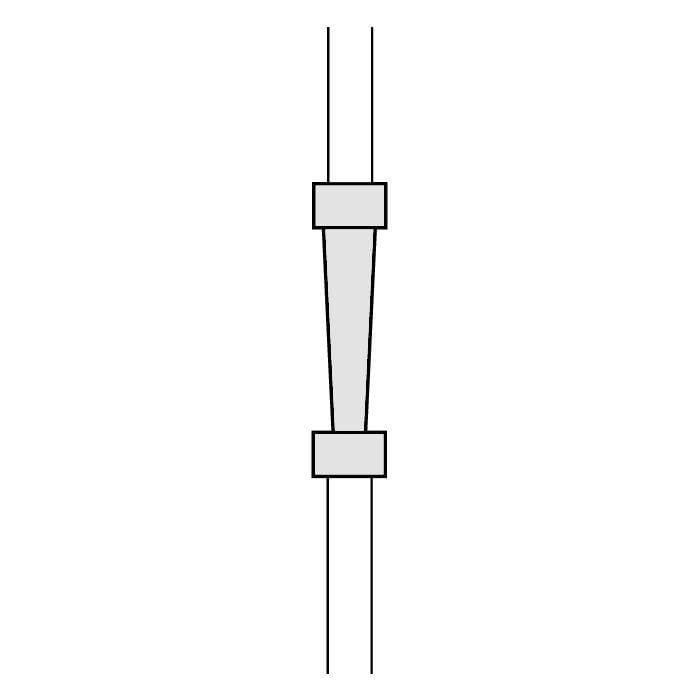 Aquaforte Pieces PVC Débitmètre ECO PVC - À coller - Sous pression