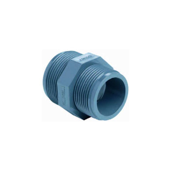 Aquaforte Pieces PVC Douille de réduction 2x filet extérieur PVC - À filet - Sous pression