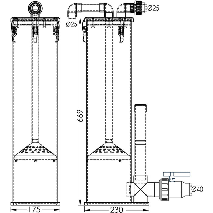Aquaforte Ecumeur de protéine Tornado III - Aquaforte 8717605128191 SB926