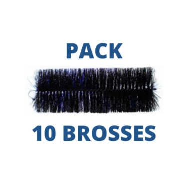 Aquaforte Brosses de filtration PACK 10x brosses de qualité Best Brush - Dimensions en choix - Aquaforte