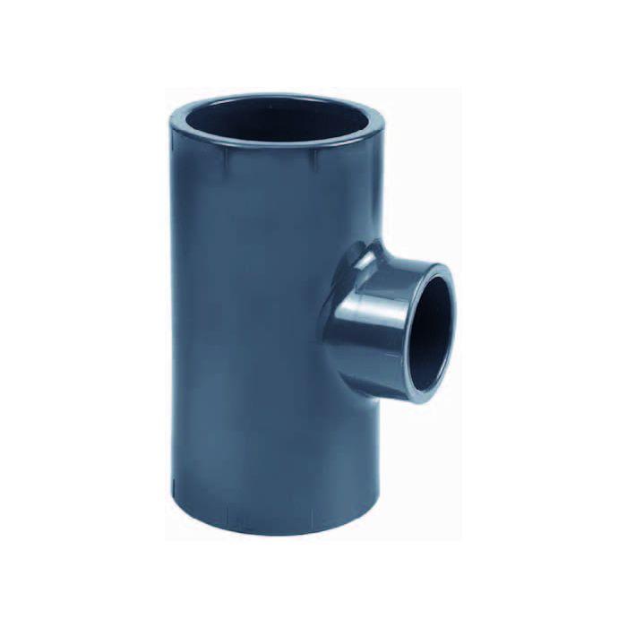 Aquaforte PVC Pièce en T 90° de réduction PVC - À coller - Sous pression
