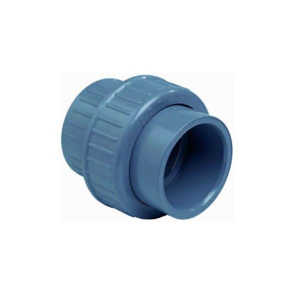 Aquaforte Pieces PVC Raccord union 3/3 avec joint thorique PVC - À coller - Sous pression