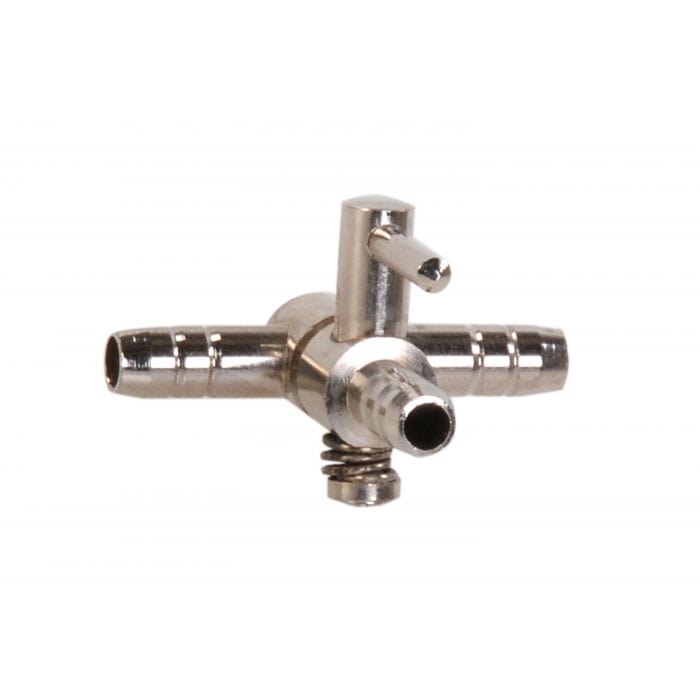 Aquaforte Robinets pour pompe à air Vanne pour pompe à air 4mm - 2 voies - Aquaforte 8717605059556 SC217