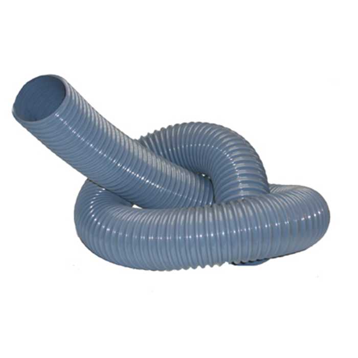 Aquiflor Tuyaux Tuyau 75MM soupe gris PVC - Avec serpentin rigide