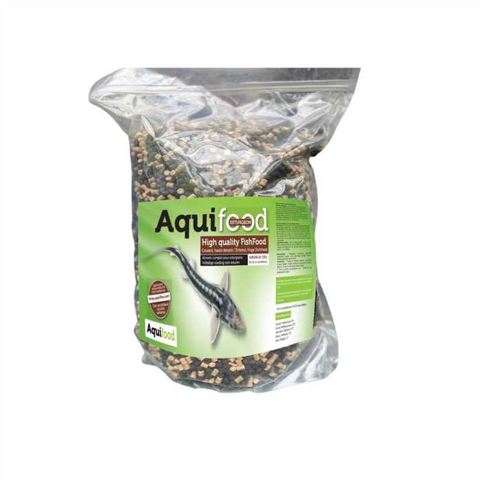 Aquifood Aquifood Esturgeon - 3MM - 5000G / 8000ML- Pour Esturgeons jusqu'à 25CM