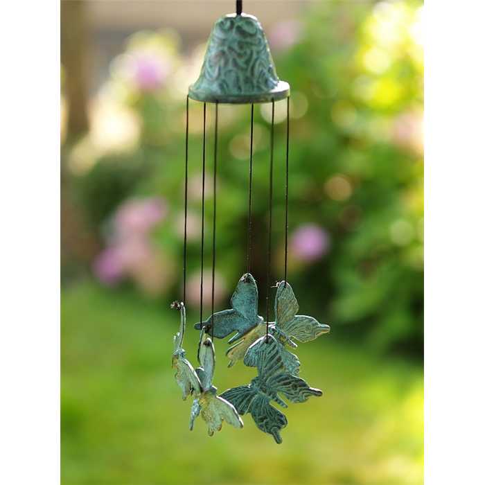 Aquigarden Décoration CARILLONS AVEC DES PAPILLON 5410807068076 WC6807V