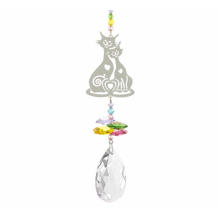 Aquigarden Fantasía de Cristal Gatos Enamorados - Arbre de vie CR55