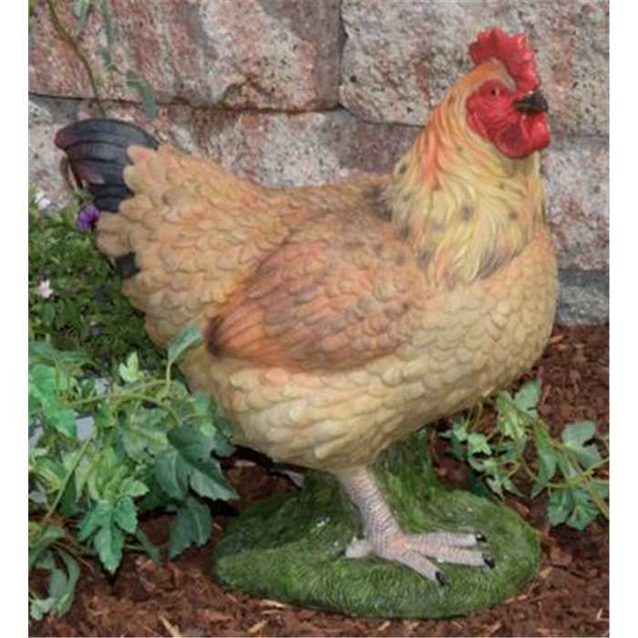 Aquigarden HUHN HENNI STATUE POULE EN RESINE 30CM REALISTE GRA367