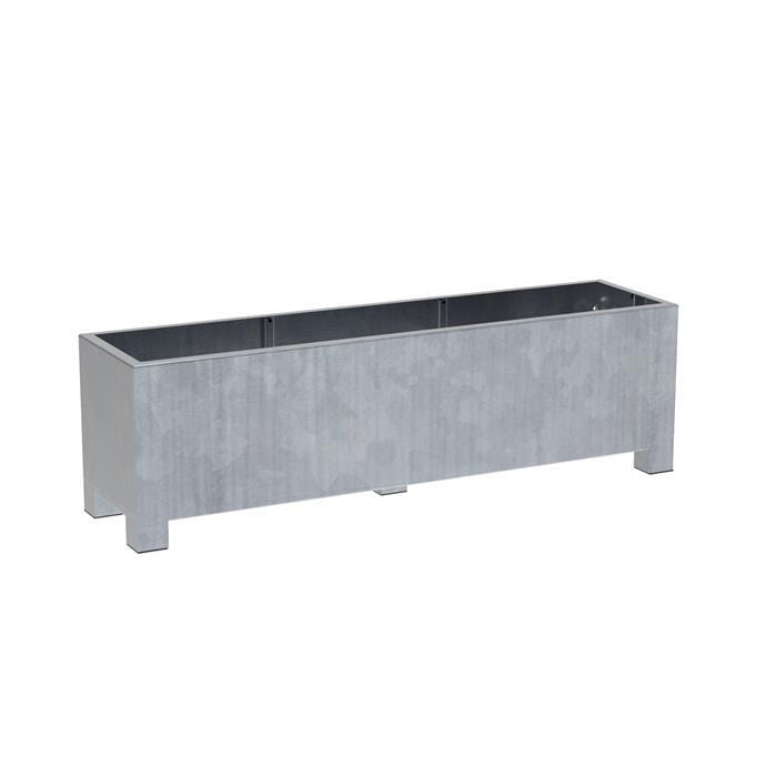 Aquigarden Jardinière en acier galvanisé - Vadim 2m x 0.5m x 0,6m vs22