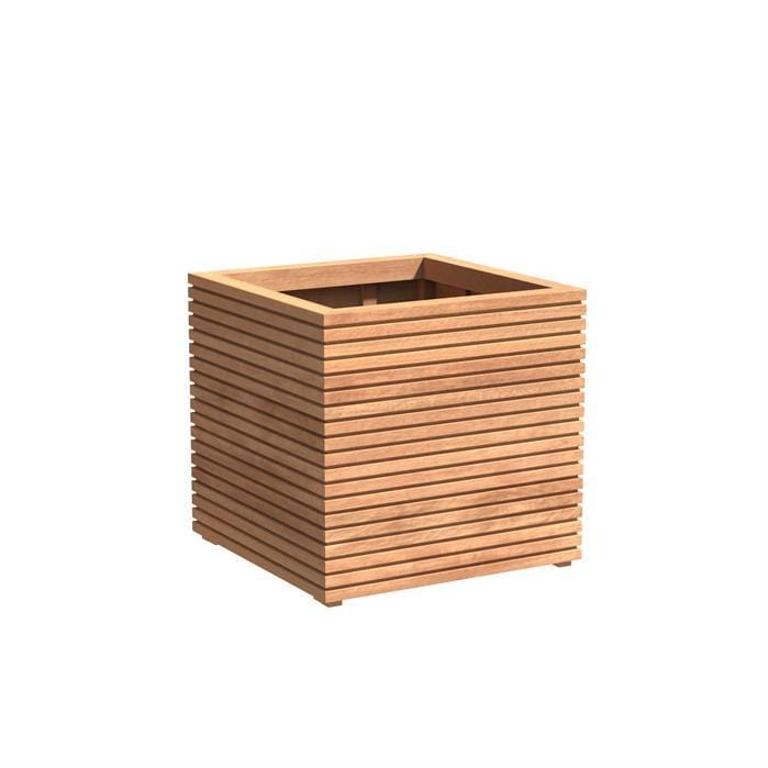 Aquigarden Jardinière en bois exotique - Malaga Rhombus 0.8m x 0.8m x 0.74m HRS6.1