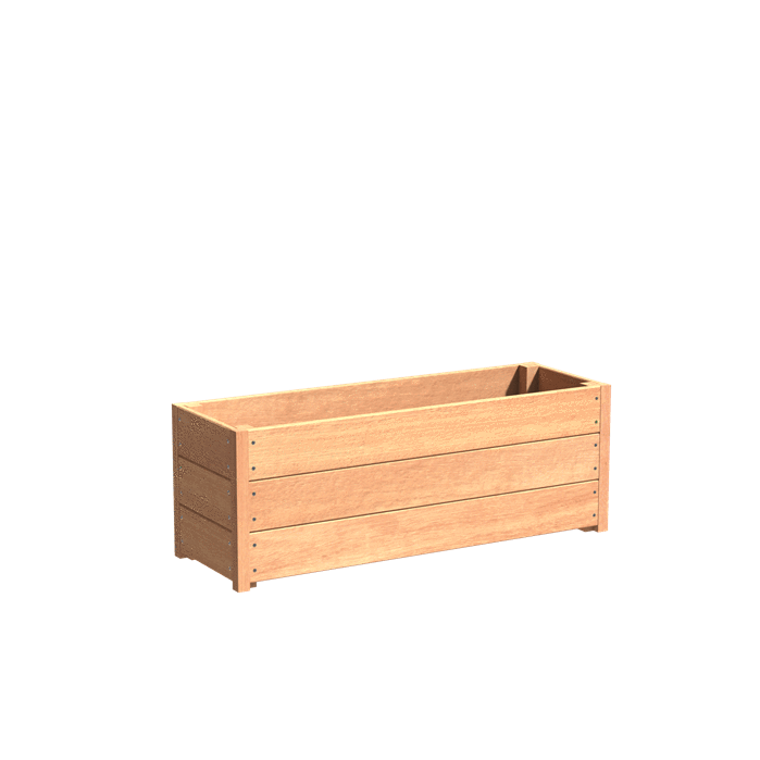 Aquigarden Jardinière en bois exotique - Sevilla 1.2m x 0.4m x 0.43m HS25.2