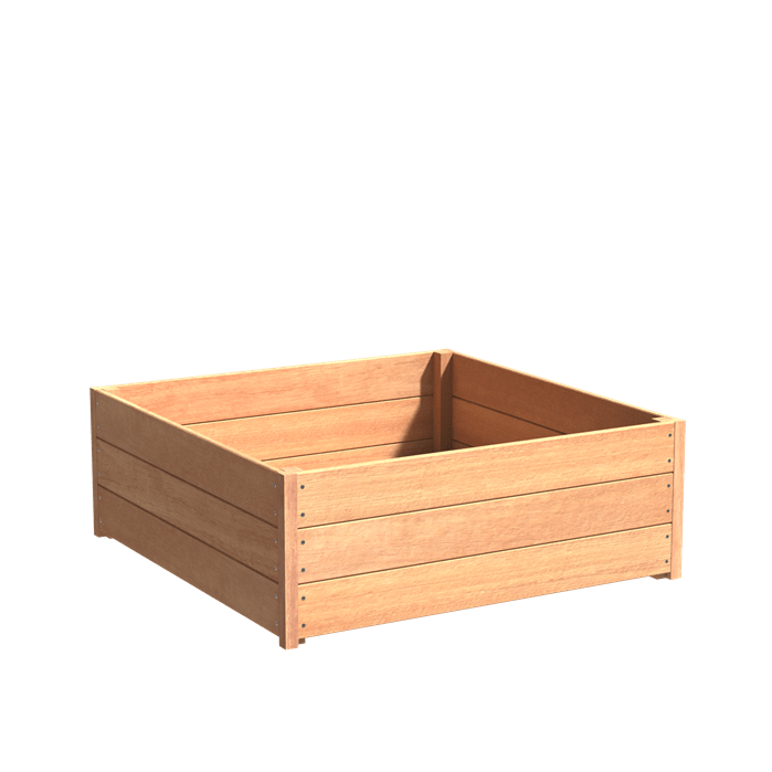 Aquigarden Jardinière en bois exotique - Sevilla 1.2m x 1.2m x 0.43m HS4.3