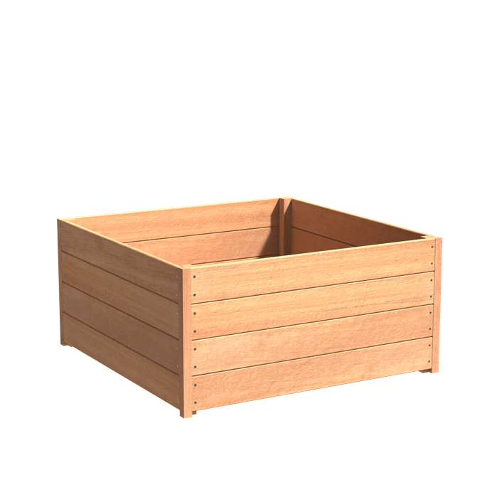 Aquigarden Jardinière en bois exotique - Sevilla 1.2m x 1.2m x 0.57m HS4.2