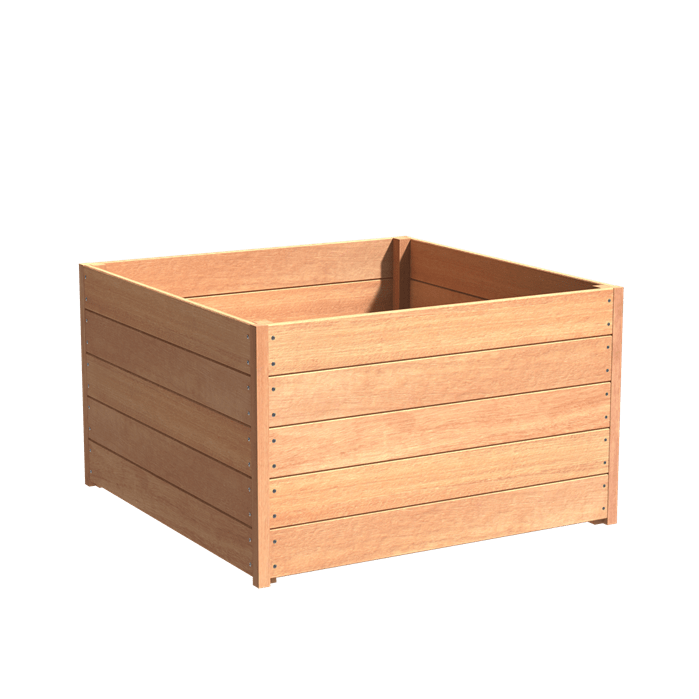 Aquigarden Jardinière en bois exotique - Sevilla 1.2m x 1.2m x 0.71m HS4.1