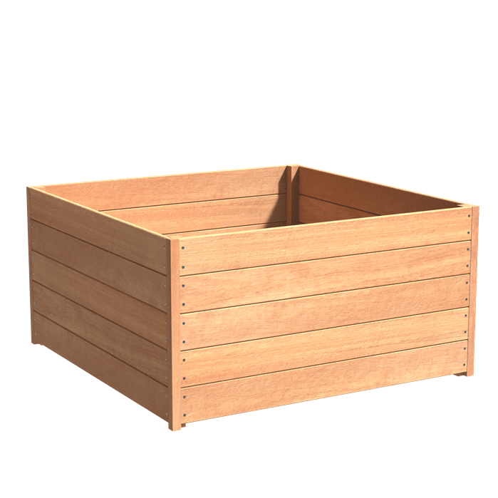 Aquigarden Jardinière en bois exotique - Sevilla 1.4m x 1.4m x 0.71m HS3