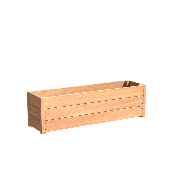Aquigarden Jardinière en bois exotique - Sevilla 1.5m x 0.4m x 0.43m HS25.1
