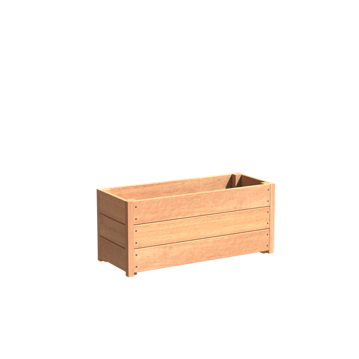 Aquigarden Jardinière en bois exotique - Sevilla 1m x 0.4m x 0.43m HS25.3