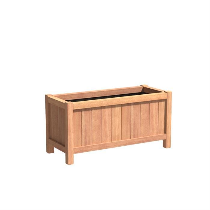 Aquigarden Jardinière en bois exotique - Valencia 1.2m x 0.5m x 0.6m HR22.2