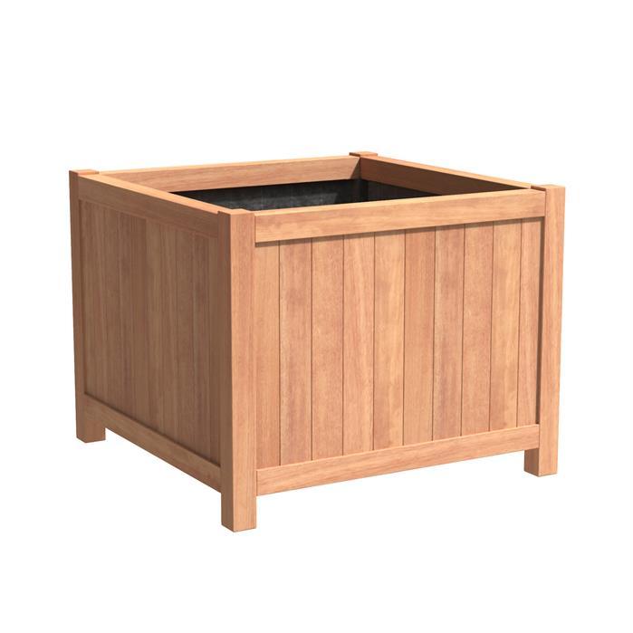 Aquigarden Jardinière en bois exotique - Valencia 1.2m x 1.2m x 0.95m HR4