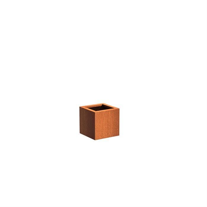 Aquigarden Jardinière en corten - Andes carré 0.4m x 0.4m x 0.4m ca10