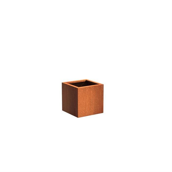 Aquigarden Jardinière en corten - Andes carré 0.5m x 0.5m x 0.5m ca9