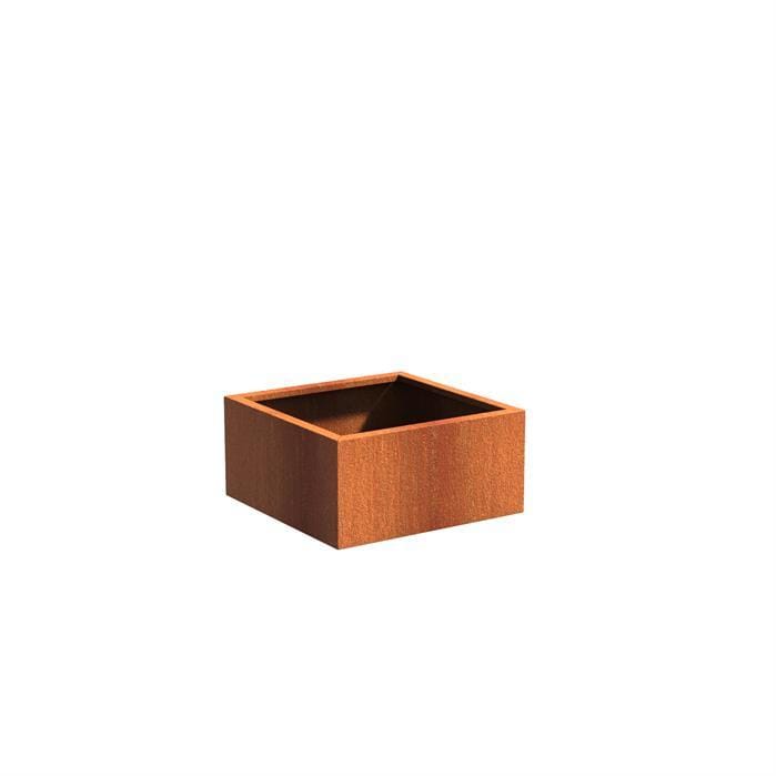 Aquigarden Jardinière en corten - Andes carré 0.8m x 0.8m x 0.4m ca6.3