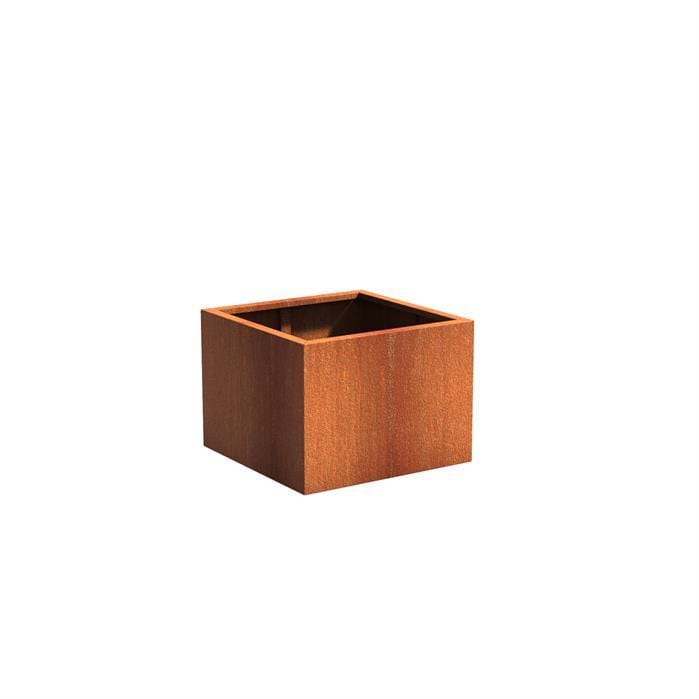 Aquigarden Jardinière en corten - Andes carré 0.8m x 0.8m x0.6m ca6.2