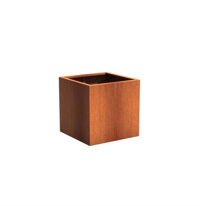 Aquigarden Jardinière en corten - Andes carré 0.8m x 0.8m x0.8m ca6.1