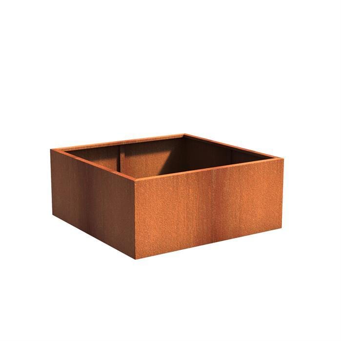 Aquigarden Jardinière en corten - Andes carré 1.4m x 1.4m x 0.4m ca3.2