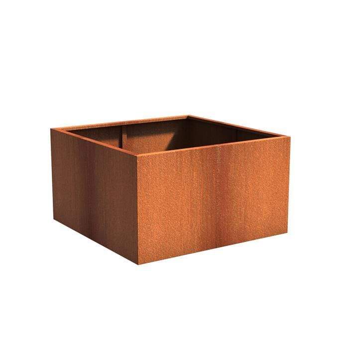 Aquigarden Jardinière en corten - Andes carré 1.4m x1.4m x0.8m ca3.1
