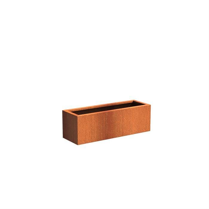 Aquigarden Jardinière en corten - Andes rectangulaire 1.2m x 0.4m x 0.4m ca25.2
