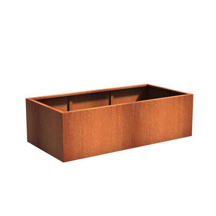 Aquigarden Jardinière en corten - Andes rectangulaire 2m x 1m x 0.6m ca20.1