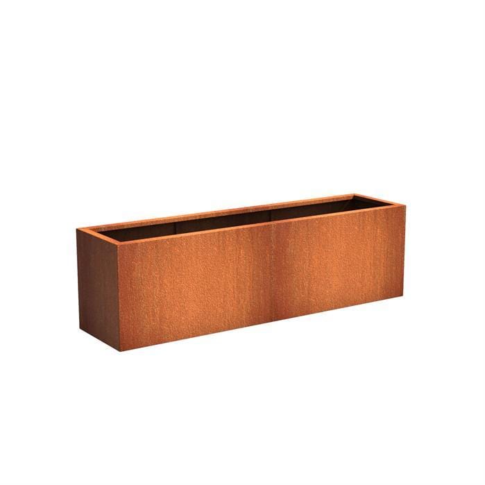 Aquigarden Jardinière en corten - Andes rectangulaire 2m x0.5m x0.6m ca22