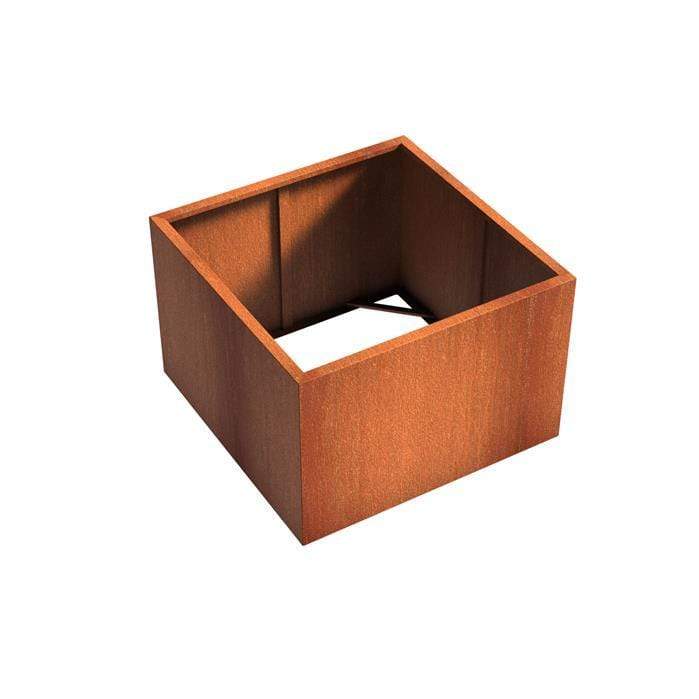 Aquigarden Jardinière en corten - Andes sans fond 1.2m x 1.2m x 0.8m CAW4.1