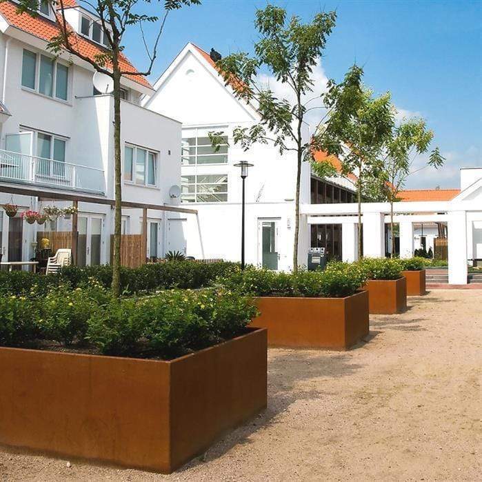 Aquigarden Jardinière en corten - Andes sans fond 1.4m x 1.4m x 0.4m CAW3.3