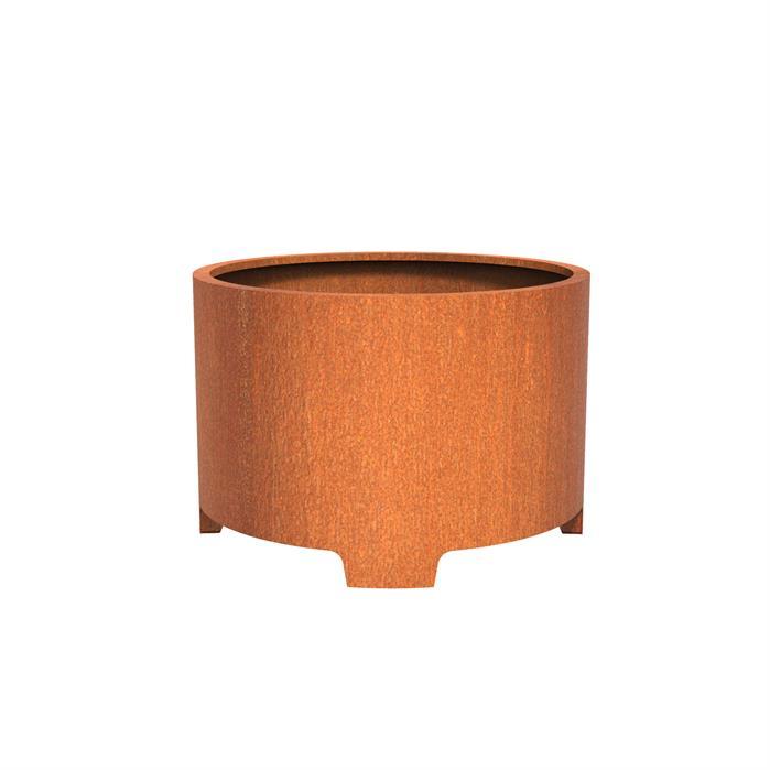 Aquigarden Jardinière en corten - Atlas avec pieds 1.2m x 0.8m ctp4.1