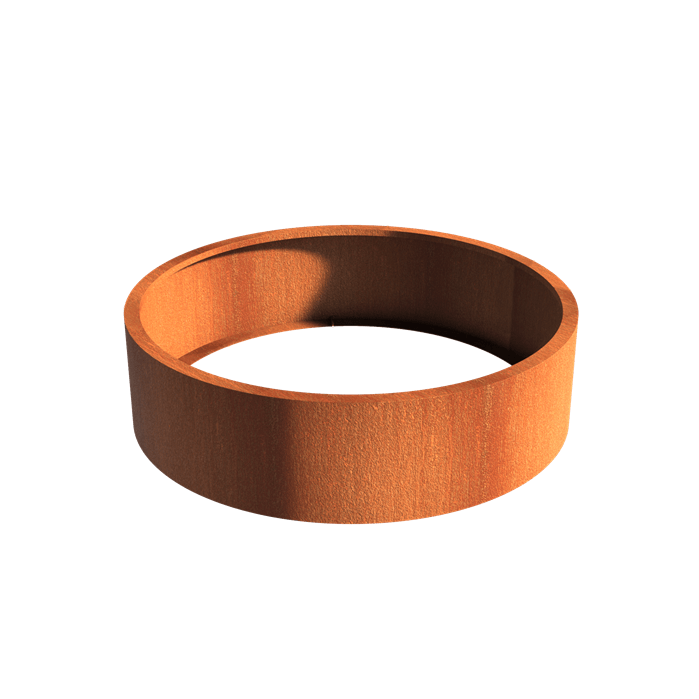 Aquigarden Jardinière en corten - Atlas sans fond 1.5m x 0.4m CTW2.3